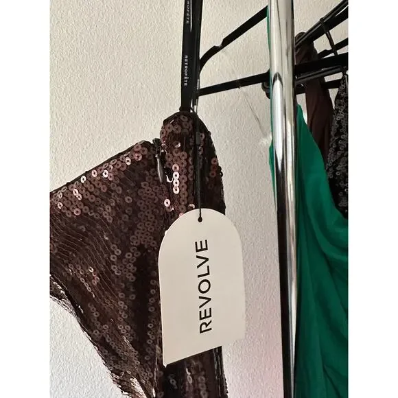 retrofete Ember Dress in Dark Chocolate - Picture 9 of 14